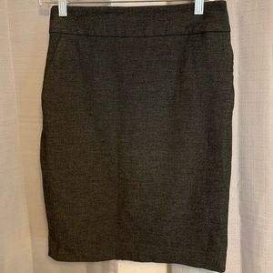 Dark gray Express pencil skirt